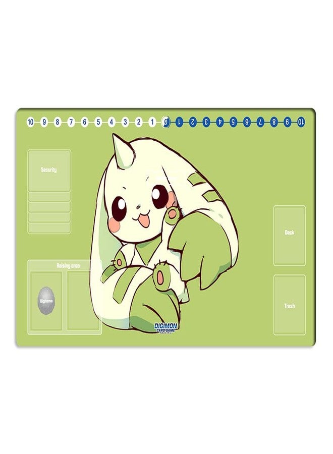 Mlikemat New Mlikemat DTCG Duel Playmat Digimon Board Terriermon Anime Trading Card Game Mat Desk Pad + Free Bag - Image 1